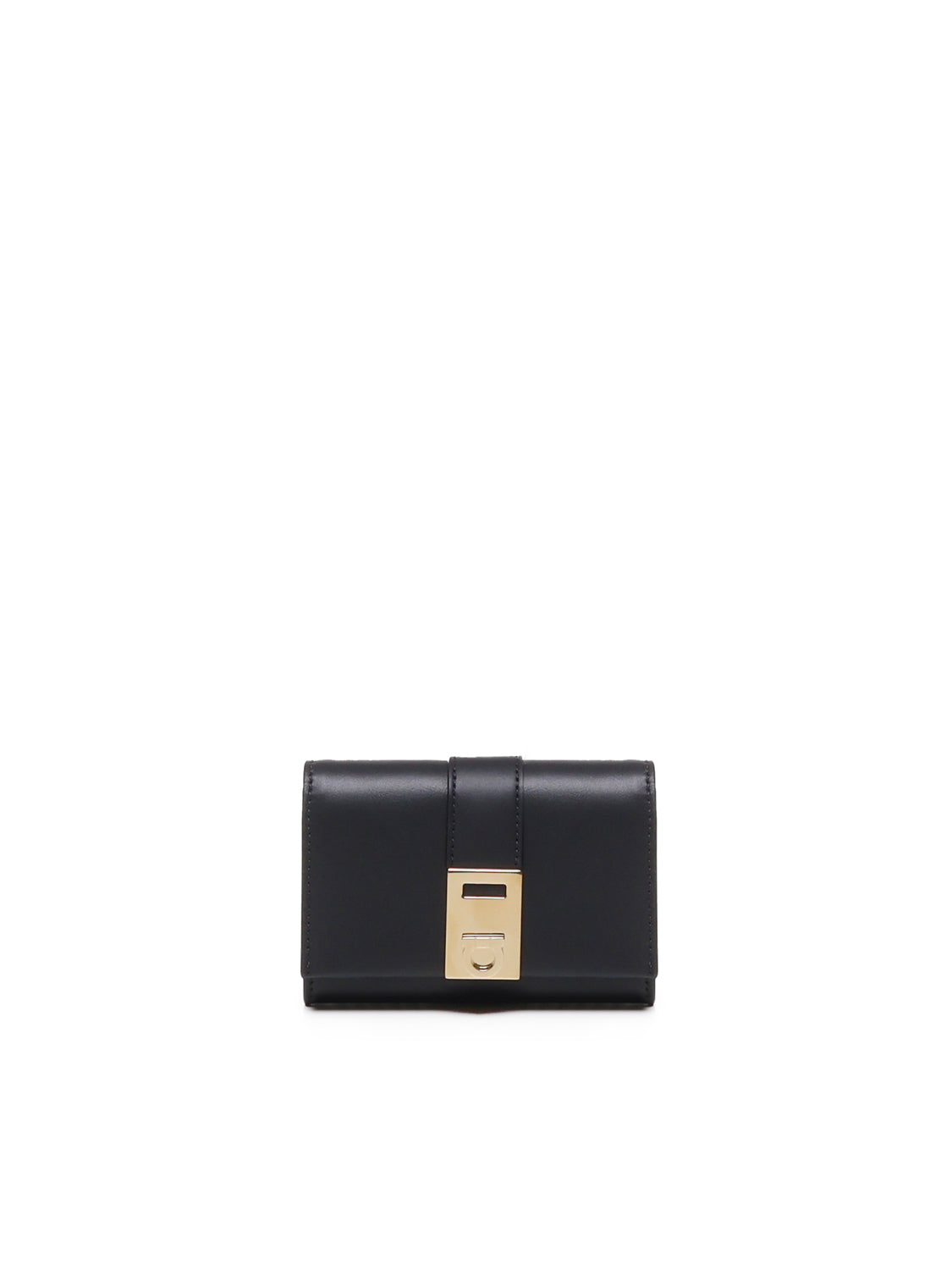 Ferragamo Wallets Black Calfskin