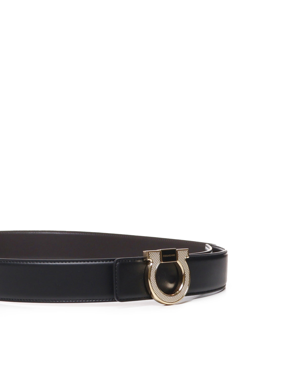 Ferragamo Belts Black Calf