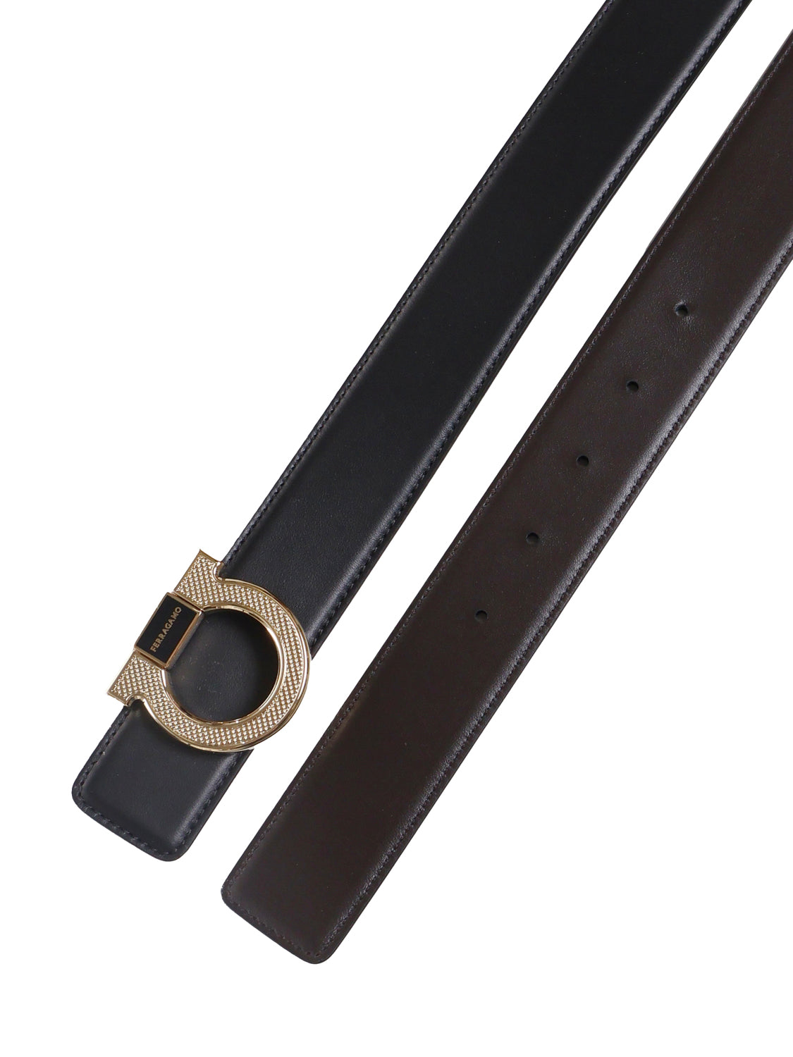 Ferragamo Belts Black Calf
