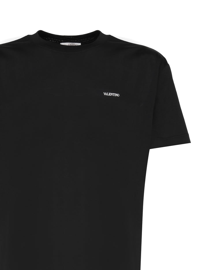 Valentino Garavani T-Shirts And Polos Black Cotton