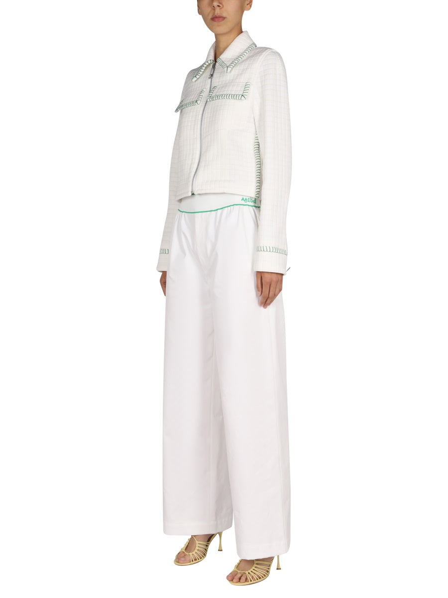 Trousers Cotton Twill White