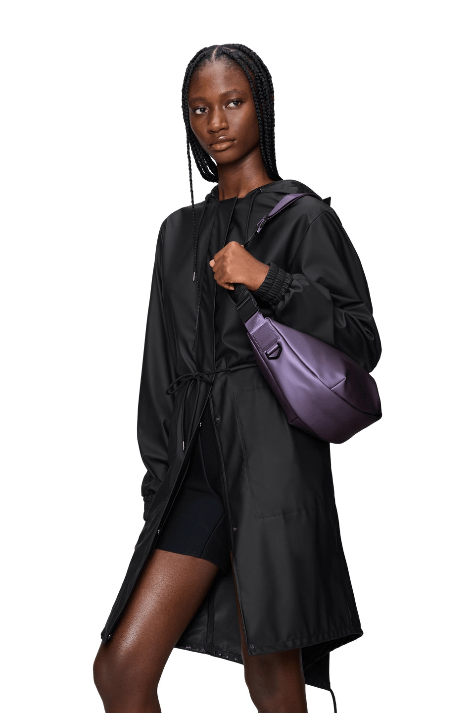 Vale Shoulder Bag Pink & Purple Pu-lining Pl