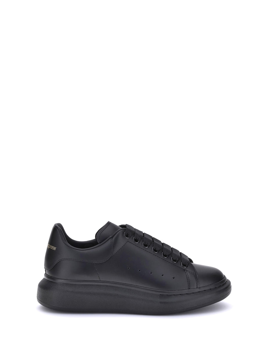 Alexander McQueen Upper: 100% Calf Leather Bos Taurus; Sole: 100% Rubber sneaker in black