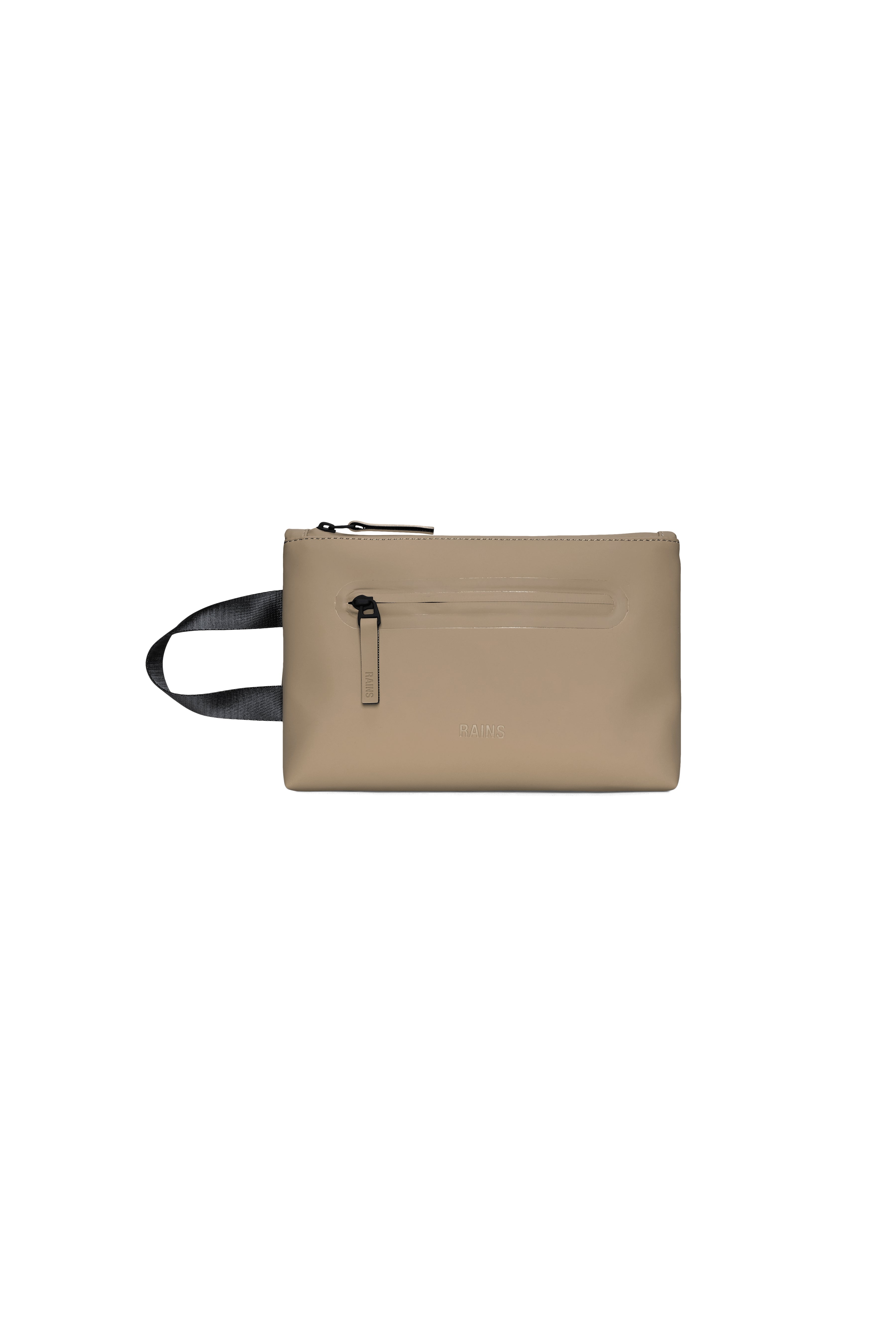 Cosmetic Bag Zip W3 Brown Pu-lining Pl Travel