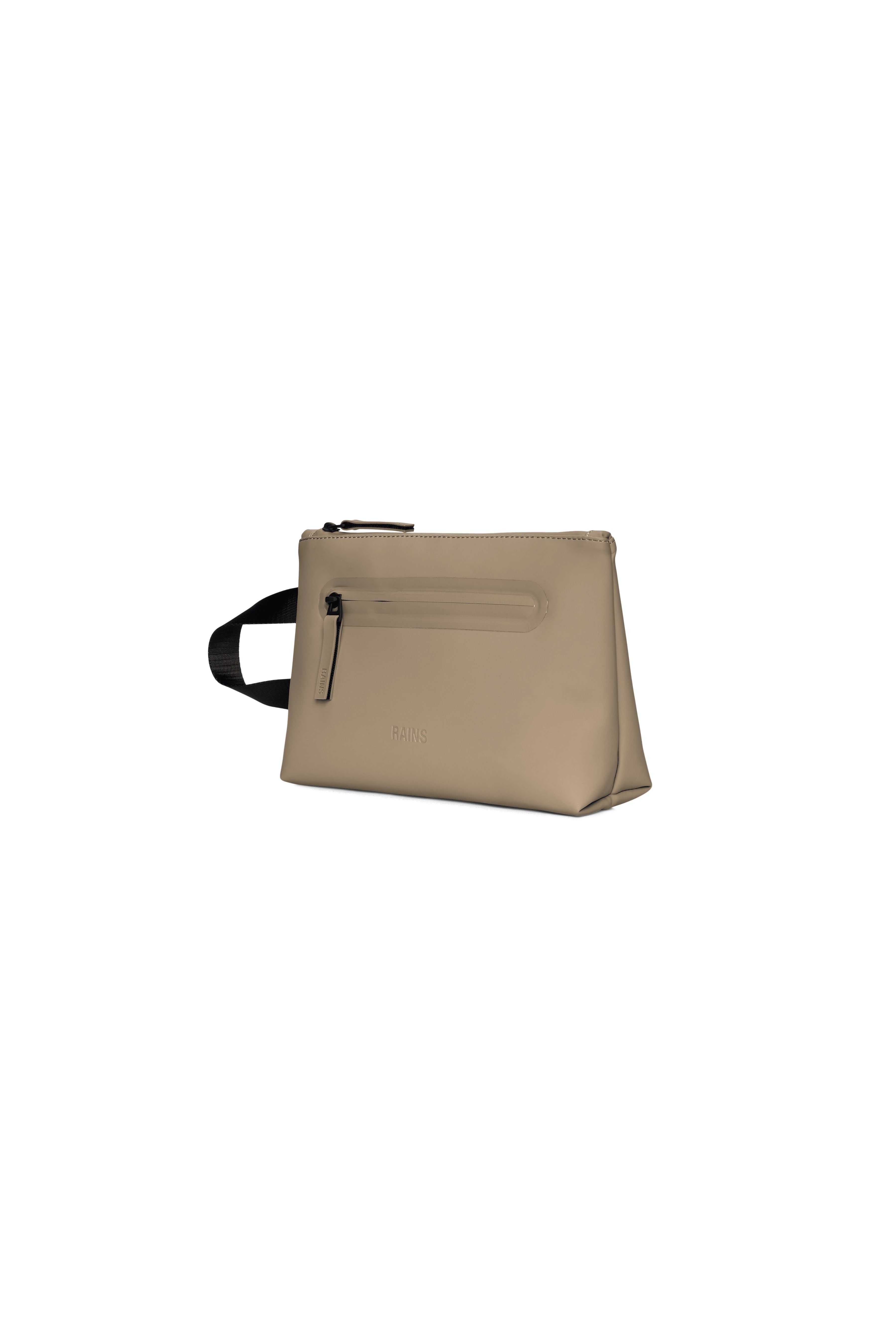 Cosmetic Bag Zip W3 Brown Pu-lining Pl Travel