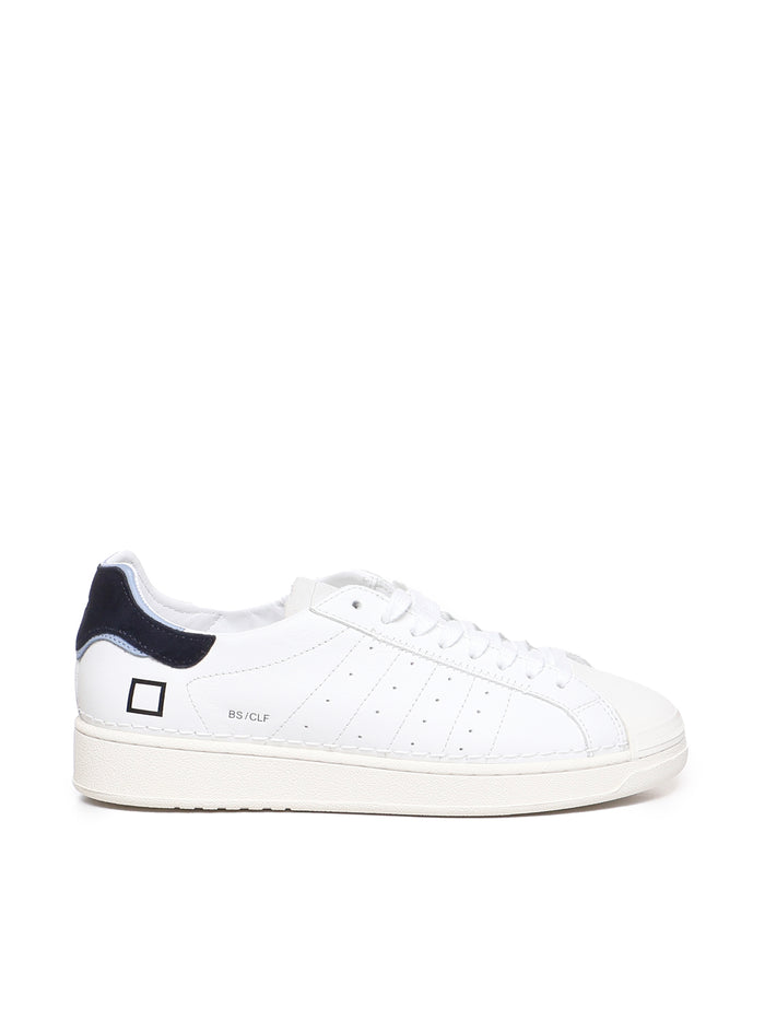 D.a.t.e. Sneakers White-blue Calfskin