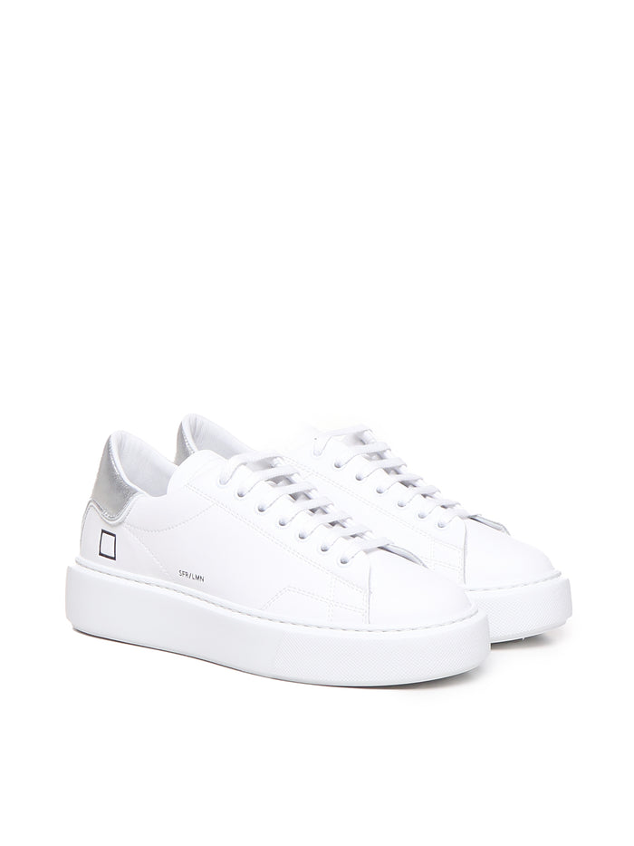 D.a.t.e. Sneakers White Calfskin