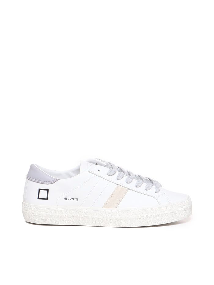 D.a.t.e. Sneakers White-lilac Calfskin