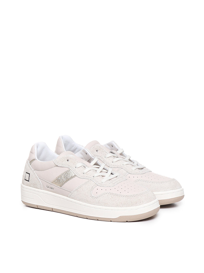 D.a.t.e. Sneakers White Suede