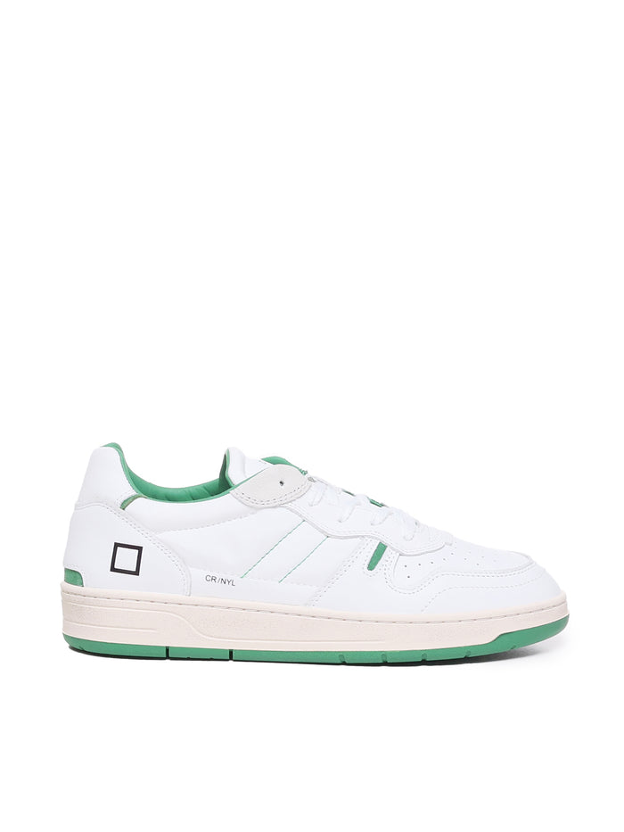 D.a.t.e. Sneakers White-green Nylon
