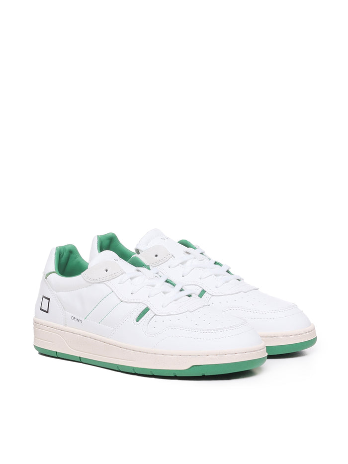 D.a.t.e. Sneakers White-green Nylon