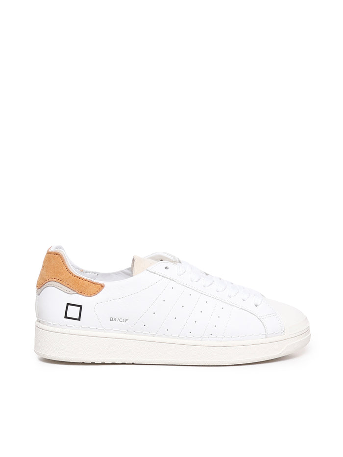 D.a.t.e. Sneakers White-orange Calfskin