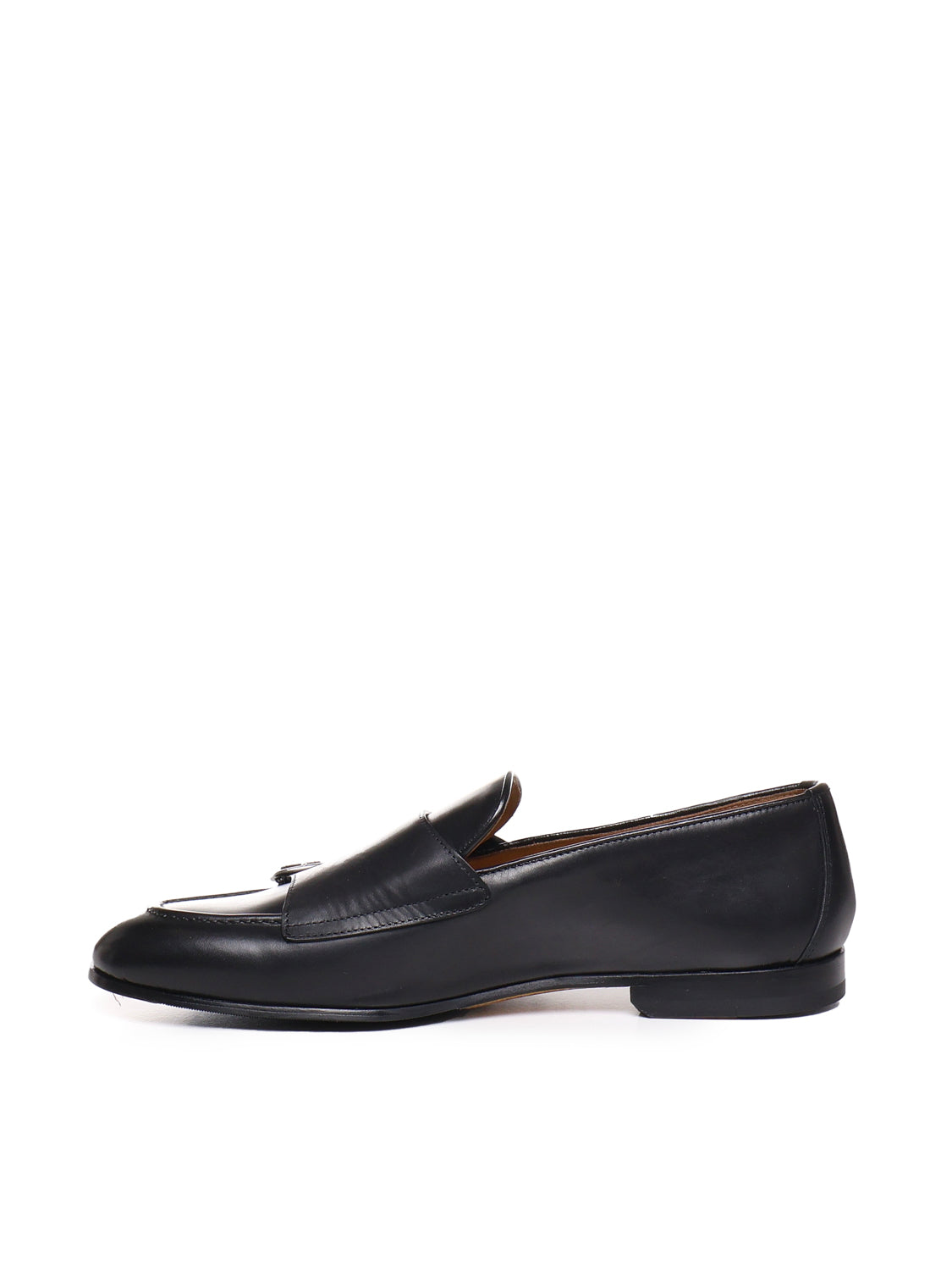 Doucals Flat Shoes Black Calfskin