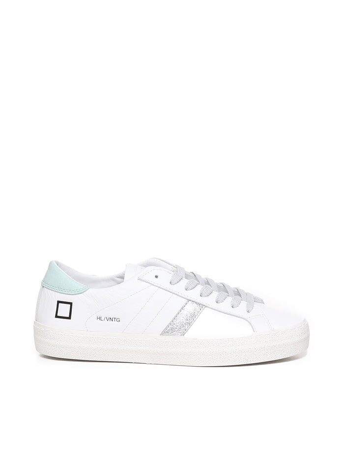 D.a.t.e. Sneakers White-mint Calfskin