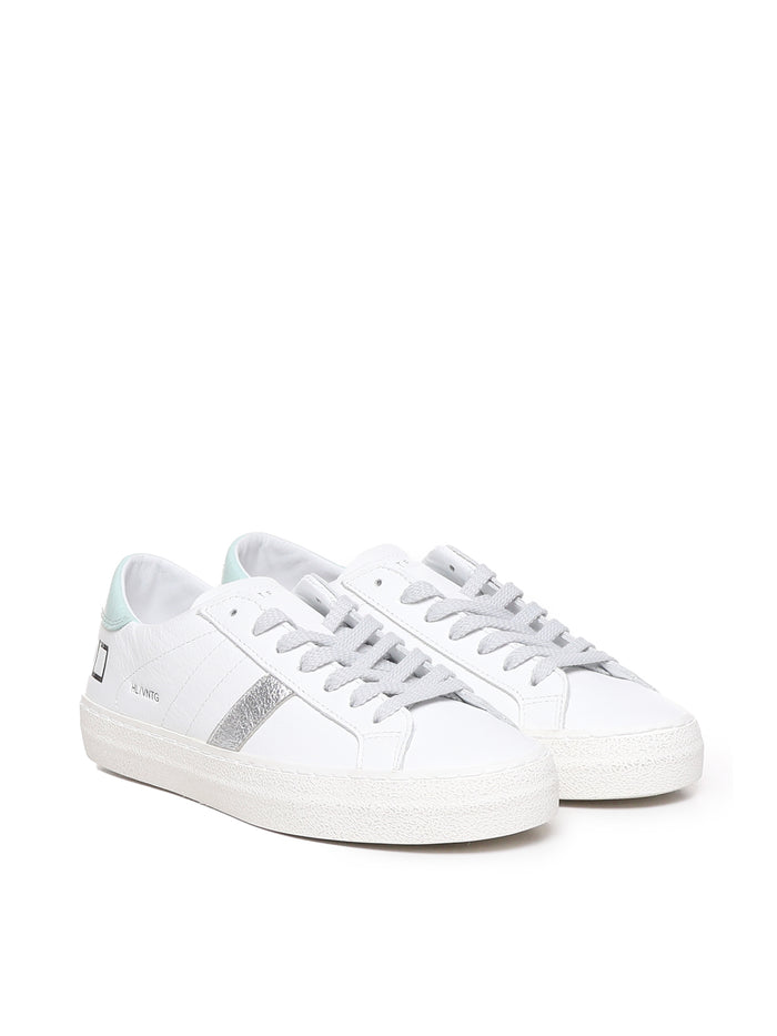 D.a.t.e. Sneakers White-mint Calfskin