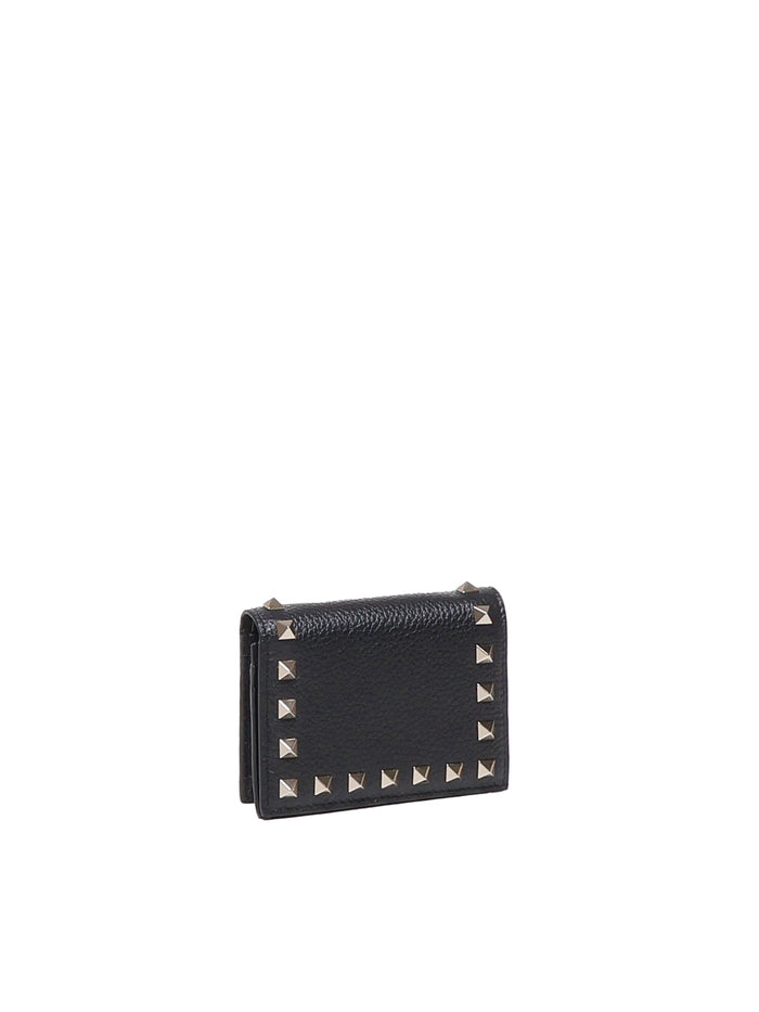 Valentino Garavani Wallets Black Calfskin