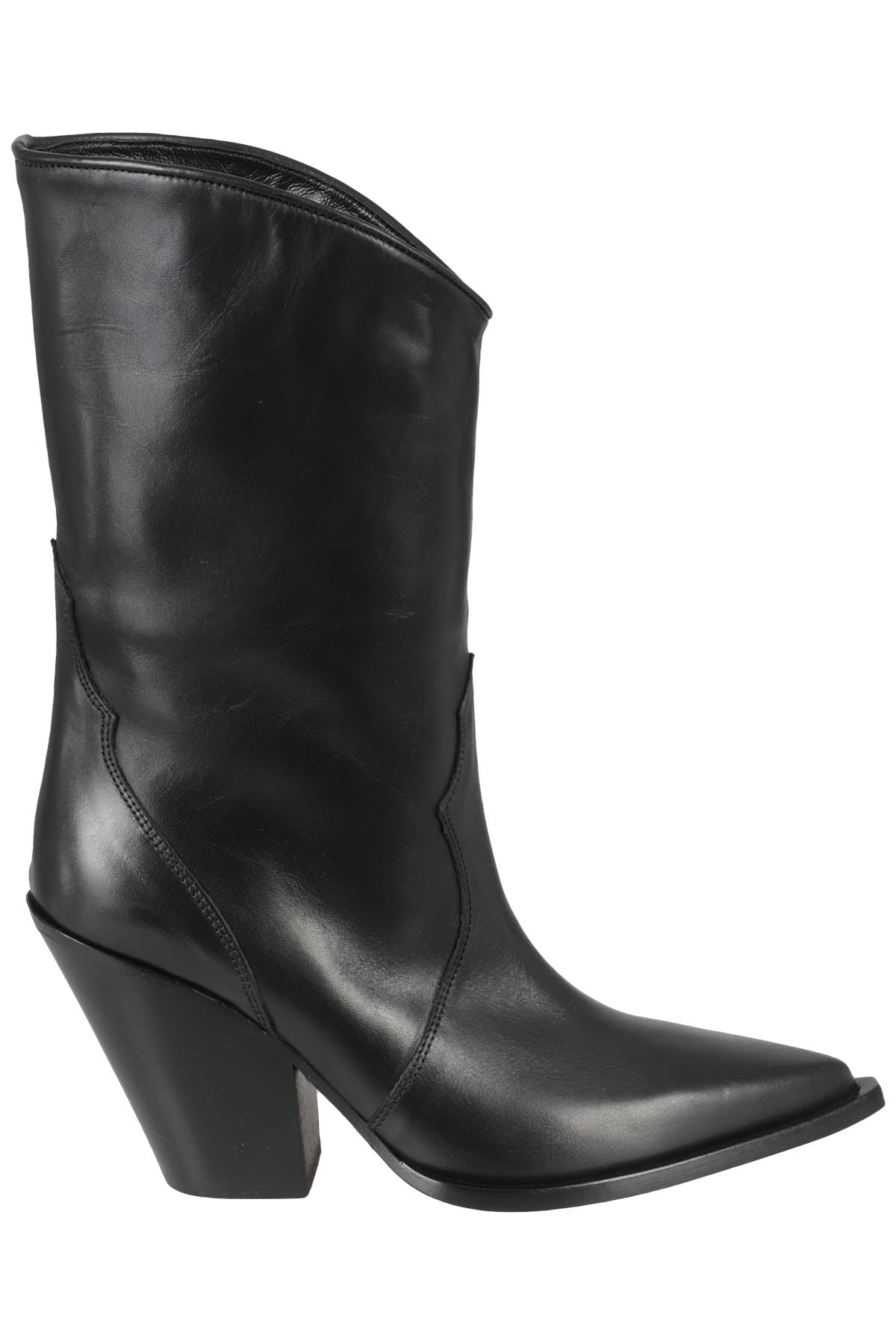 Talco Peggy Black Pelle Calzature