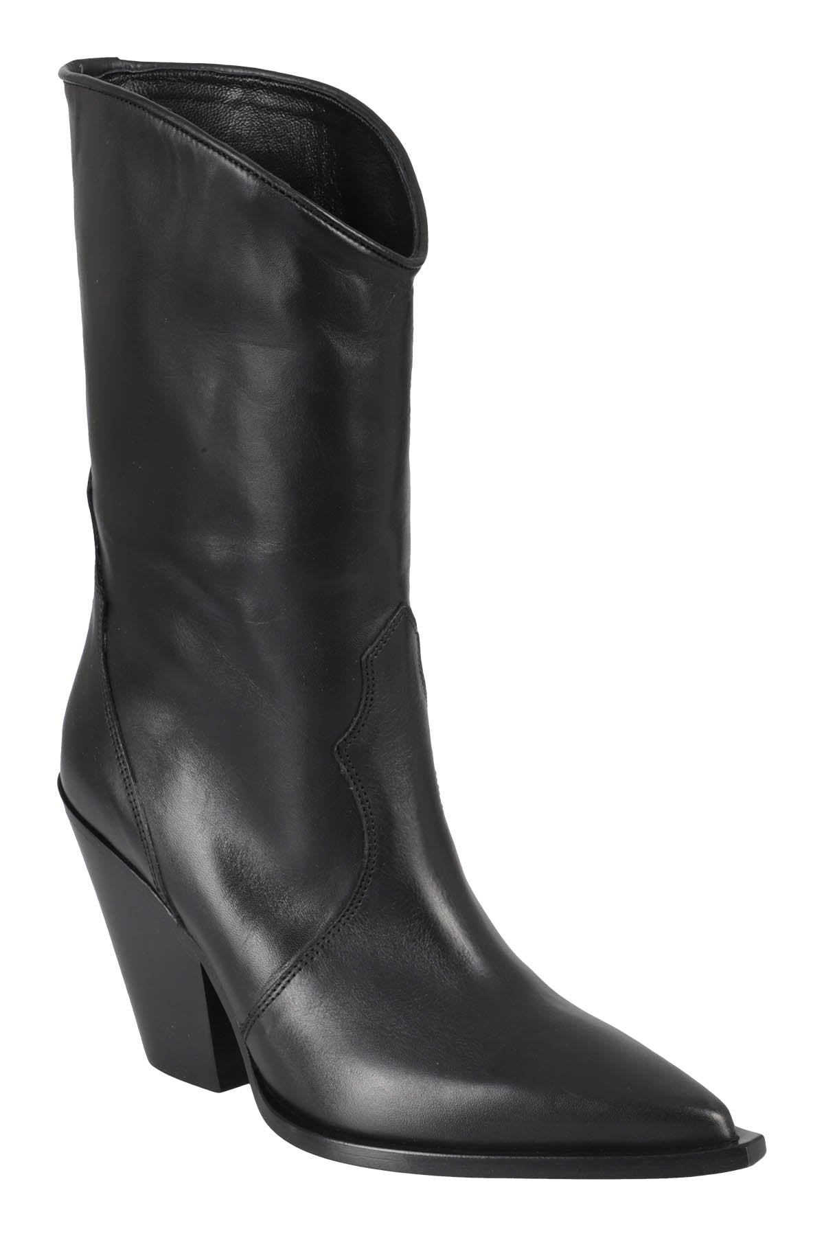 Talco Peggy Black Pelle Calzature