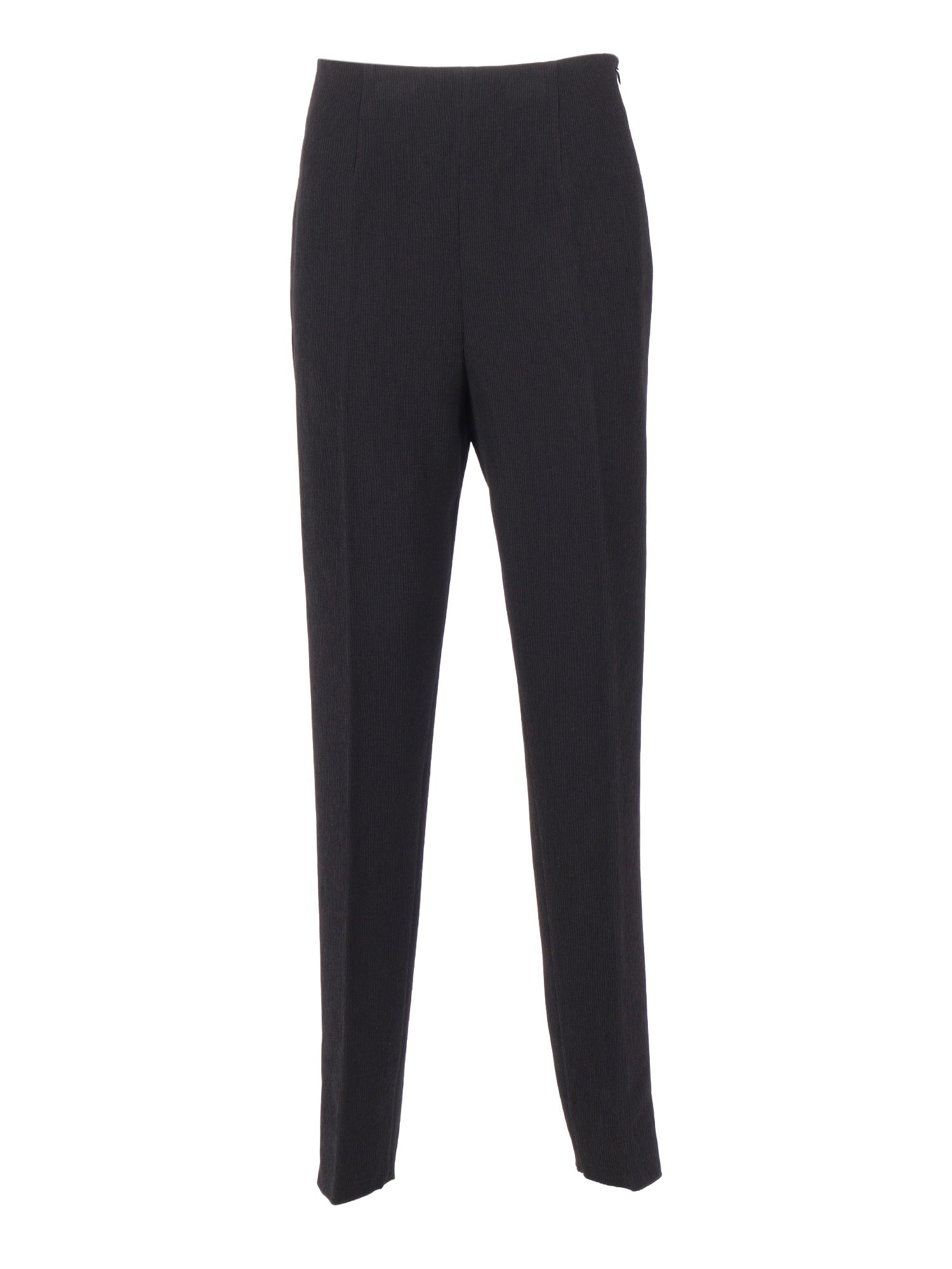 Trouser Black Polyester Elastane
