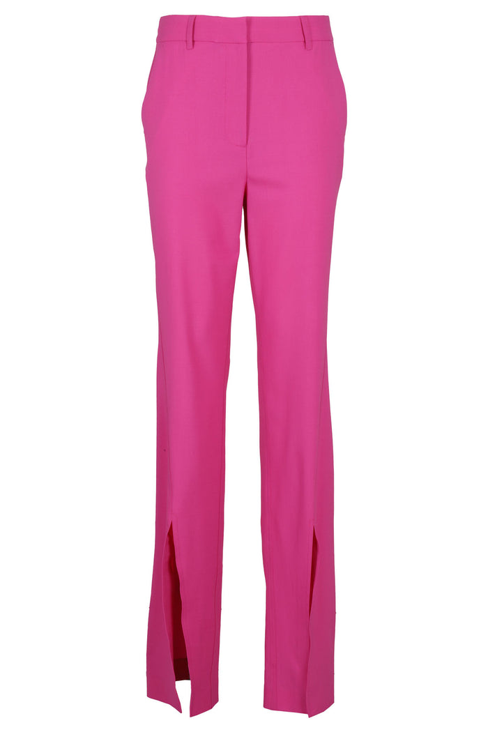 Double Twisted Canvas Pants Pink & Purple Pantaloni