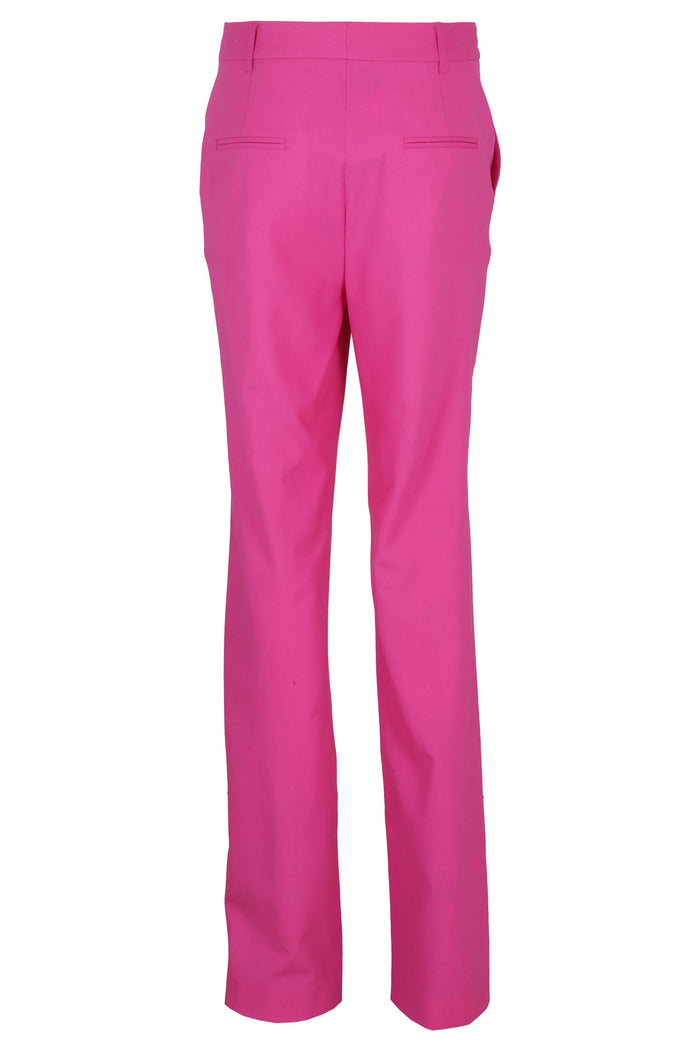 Double Twisted Canvas Pants Pink & Purple Pantaloni