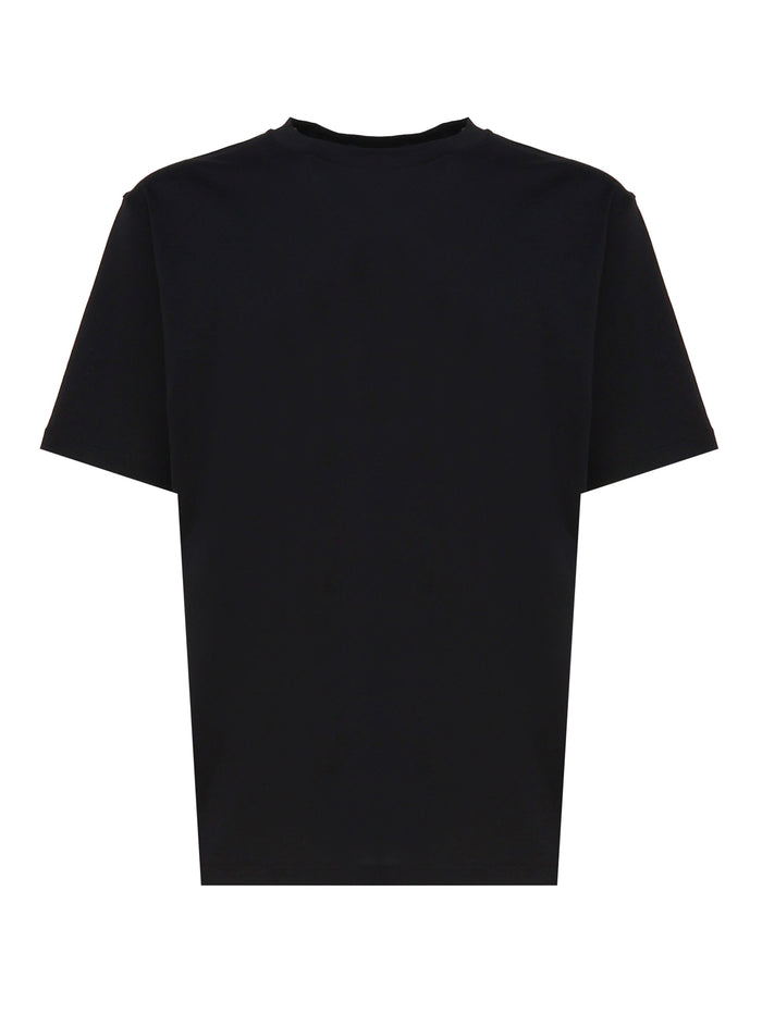 Lardini T-shirts and Polos Black Cotton