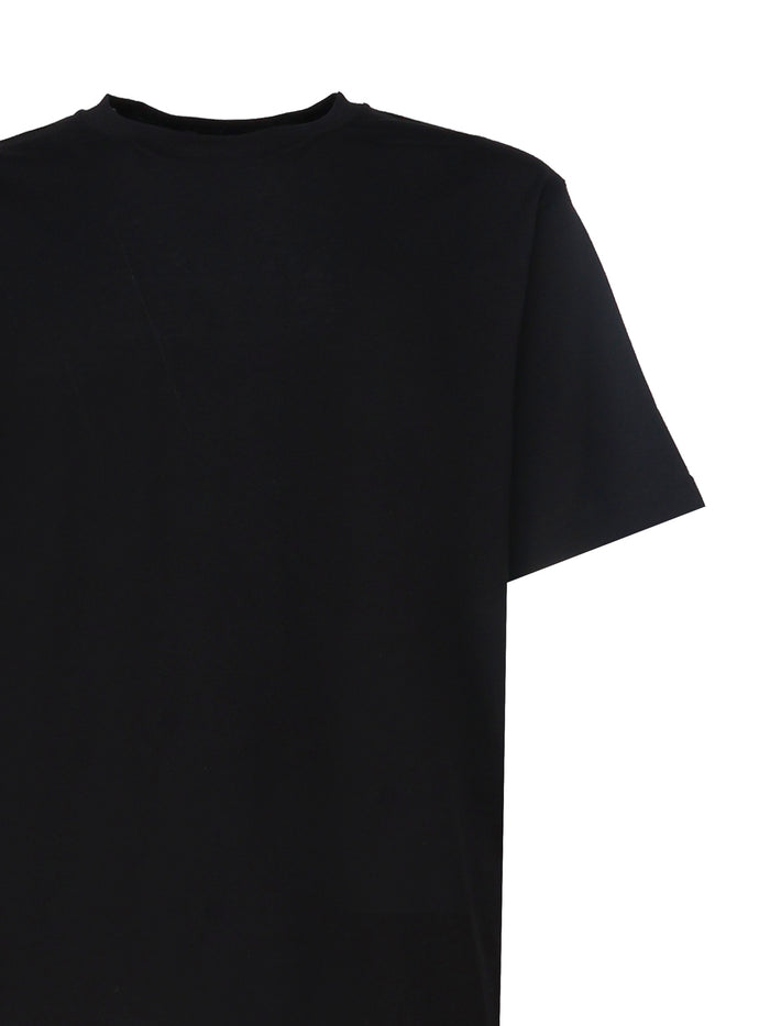 Lardini T-shirts and Polos Black Cotton