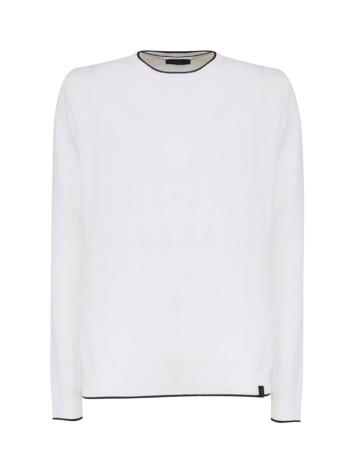 Fay Sweaters (bianco)+(blu Royale)