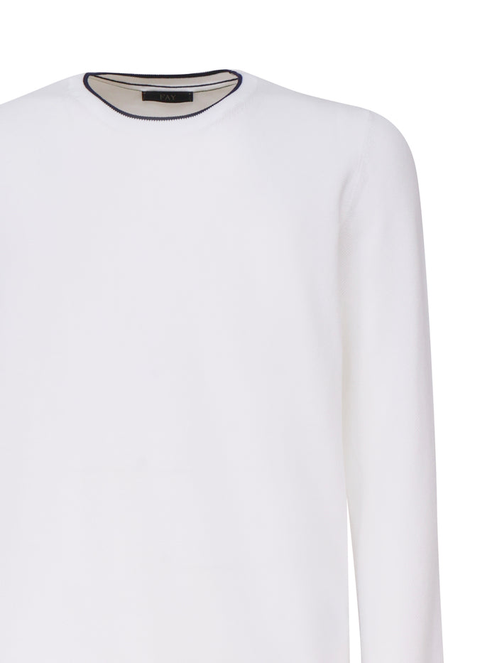 Fay Sweaters (bianco)+(blu Royale)