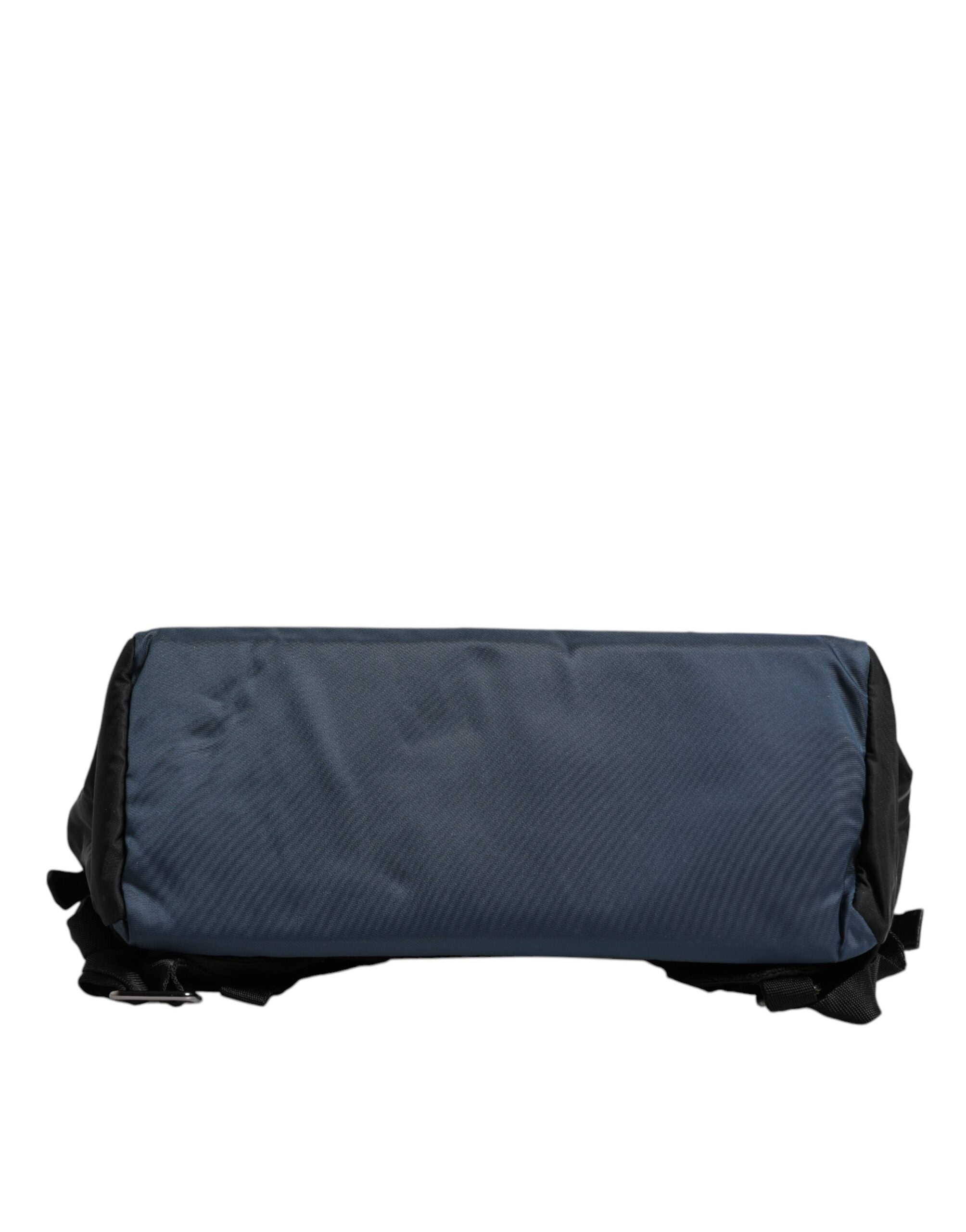 Black Nylon Dg Logo School Backpack Bag