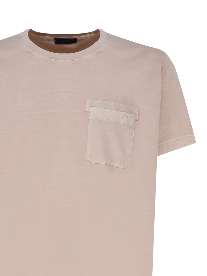 Fay T-Shirts And Polos Sand Cotton