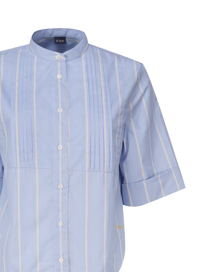 Fay Shirts (azzurro)+(miele) Cotton