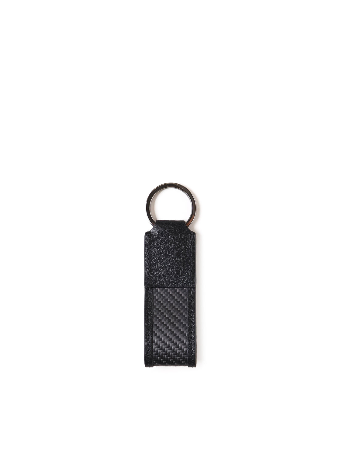 Ferrari Keychains Black Calf Leather