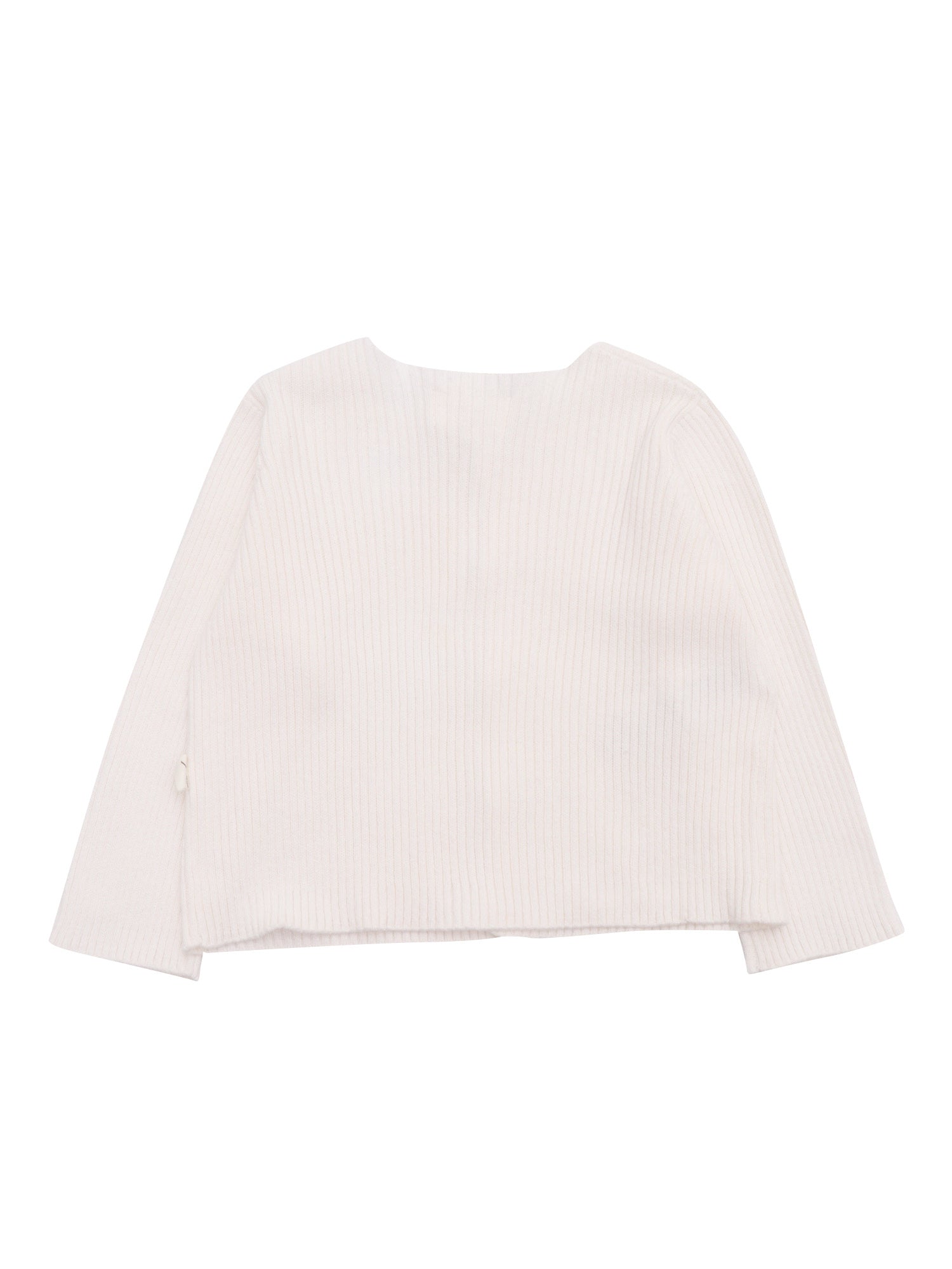 SWEATER White Cotton Crewneck