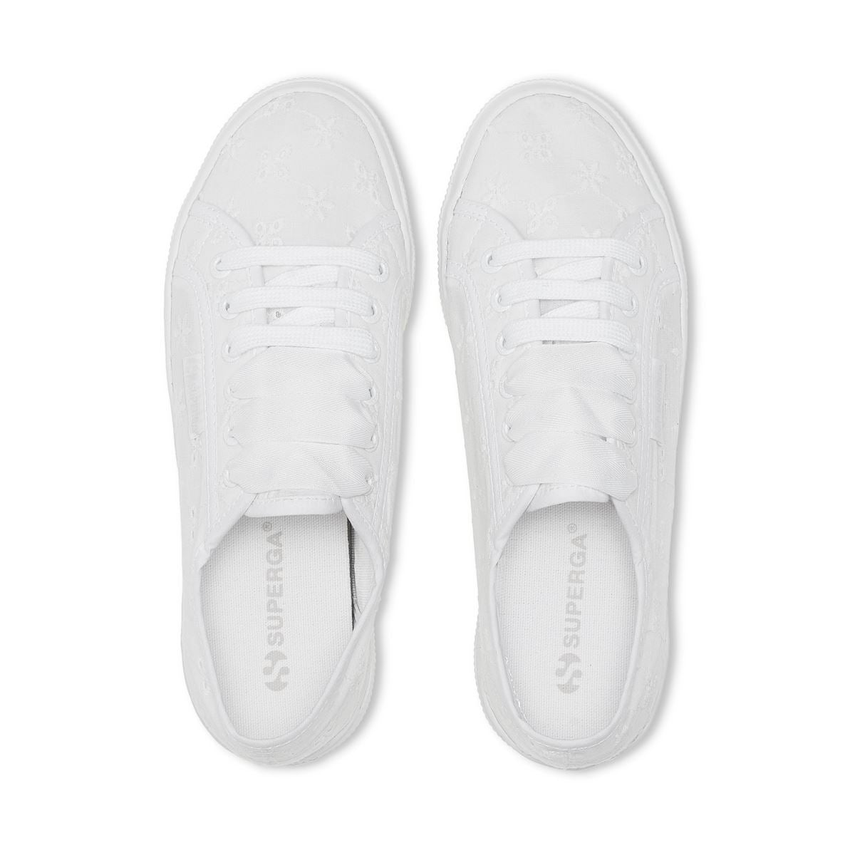 2740 Flower Sangallo White Cotton | Shoe