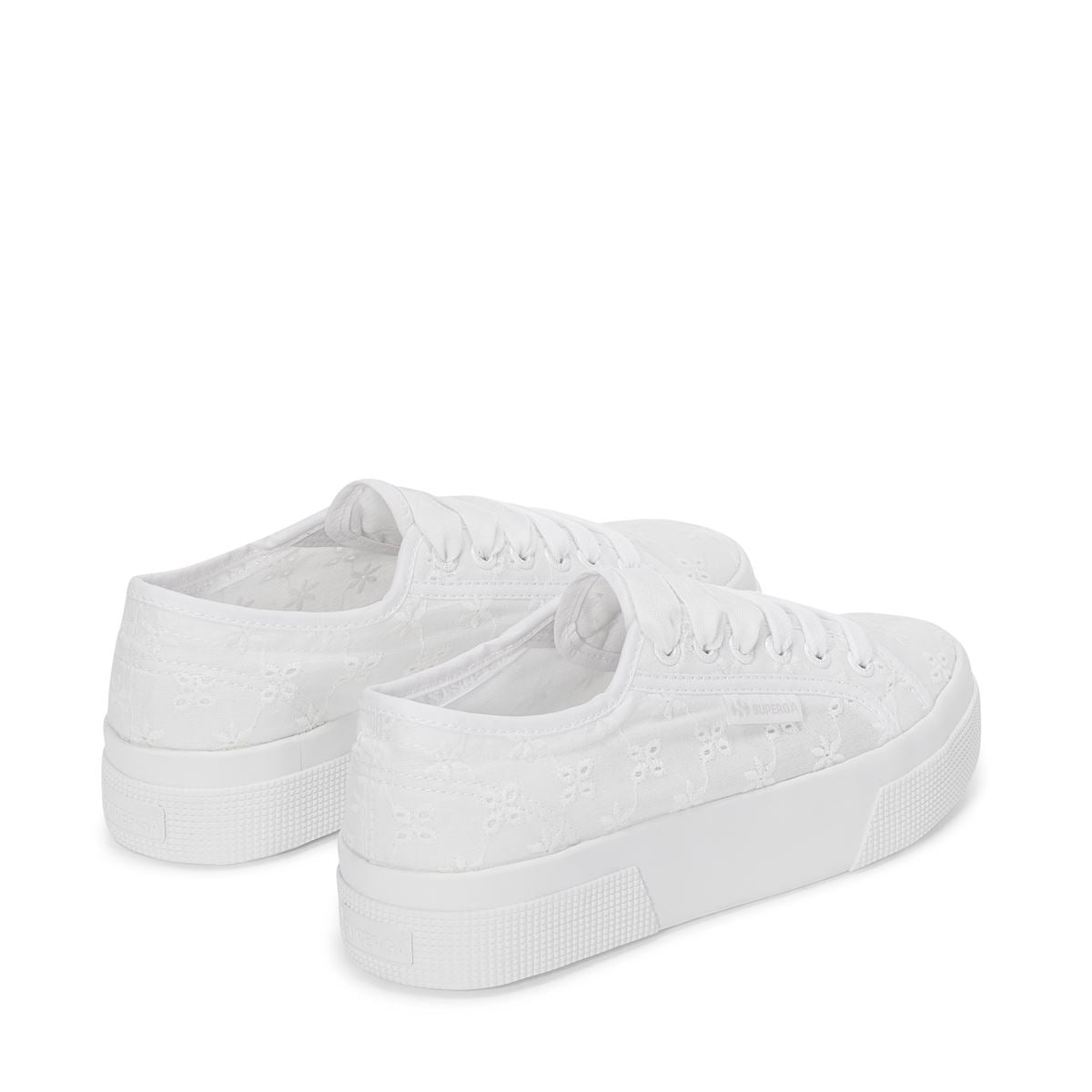 2740 Flower Sangallo White Cotton | Shoe