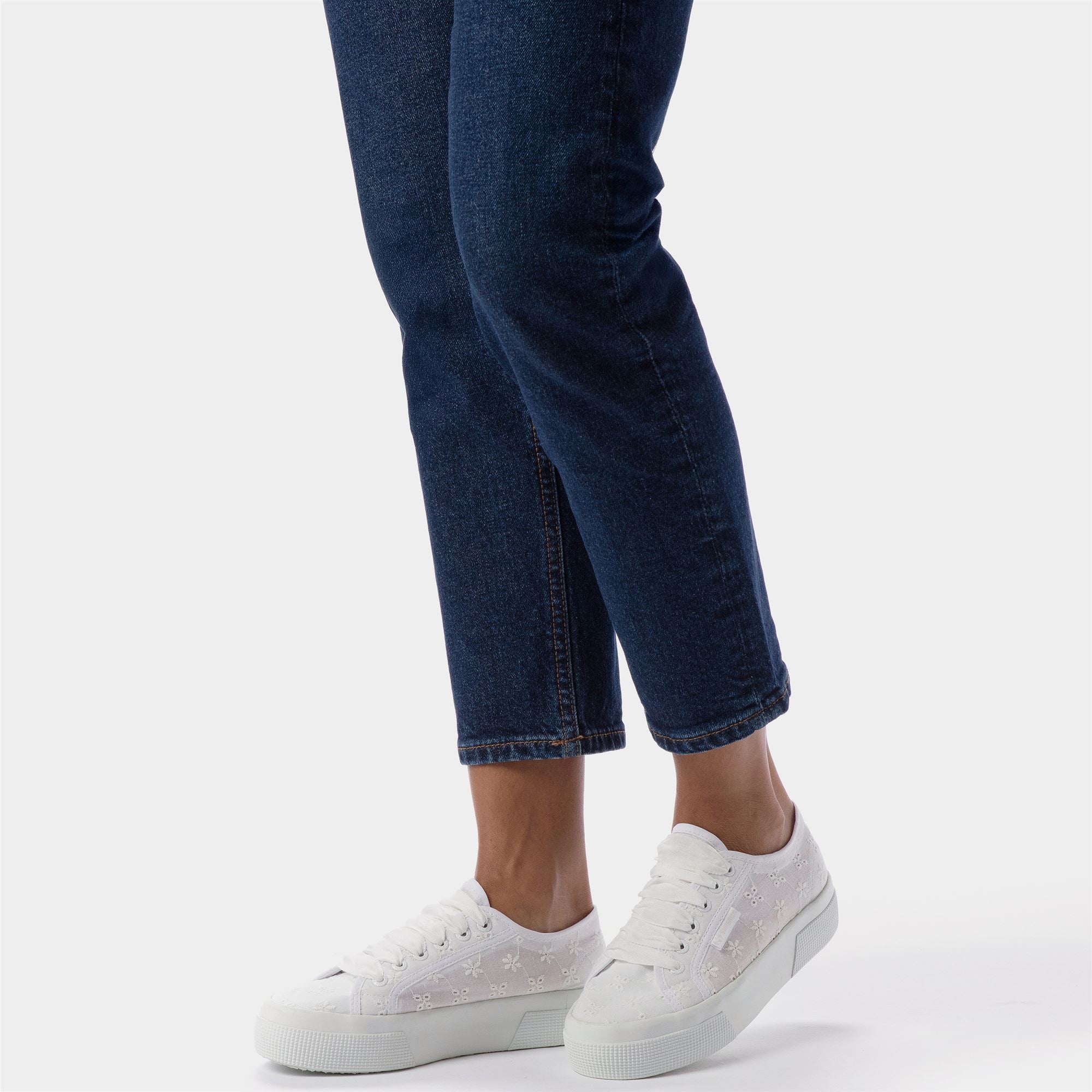 2740 Flower Sangallo White Cotton | Shoe