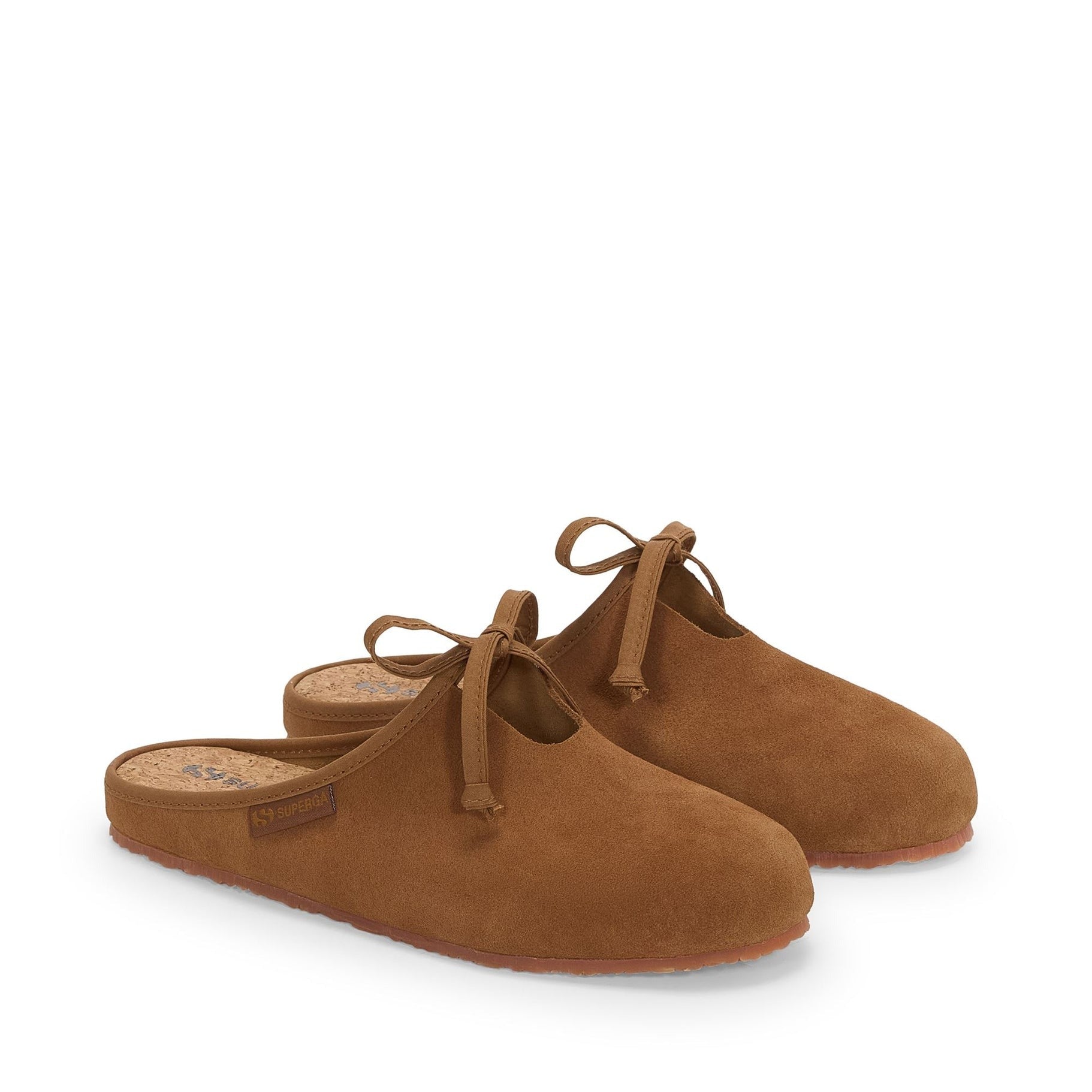 2445 Ballerina Mule Suede Brown |