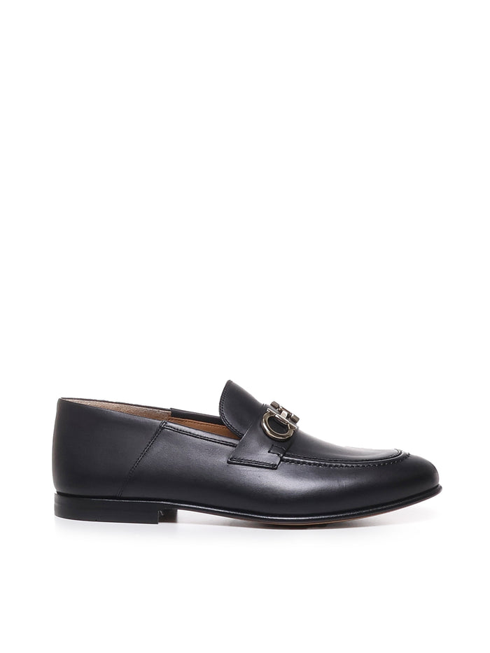 Ferragamo Flat Shoes Black Upper:calf