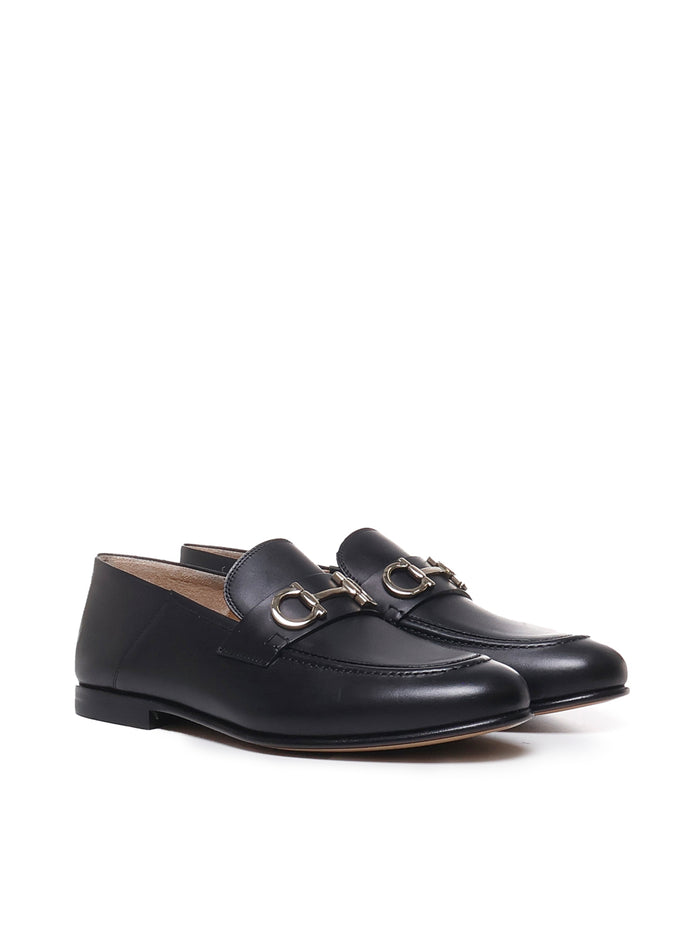 Ferragamo Flat Shoes Black Upper:calf