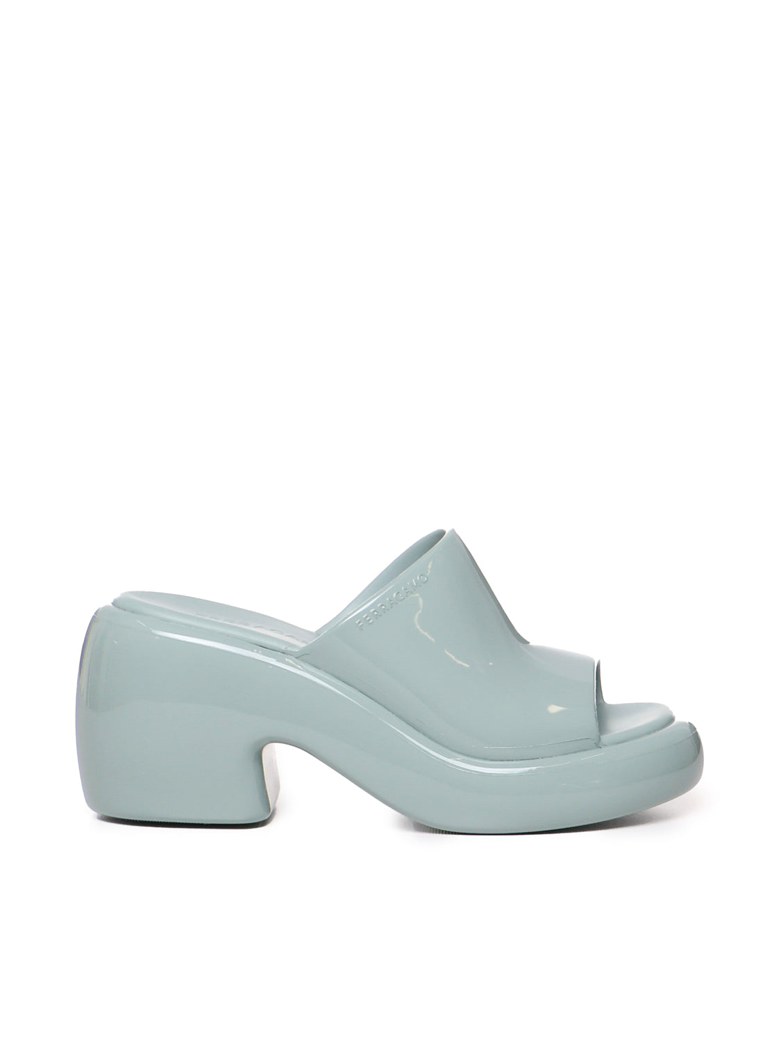 Ferragamo Sandals Aqua Green Upper: Eva (rubber)