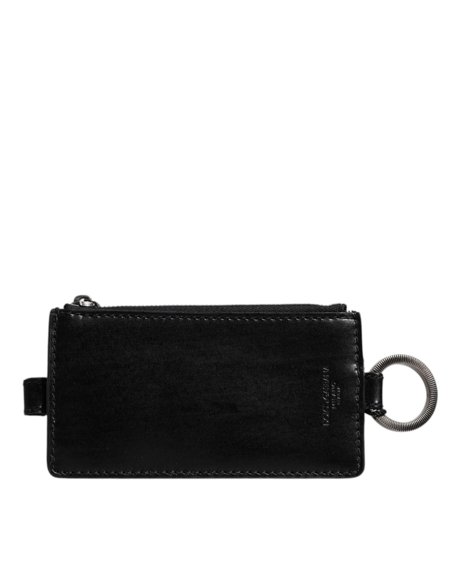 Dolce & Gabbana 100% Horse Leather card case in black