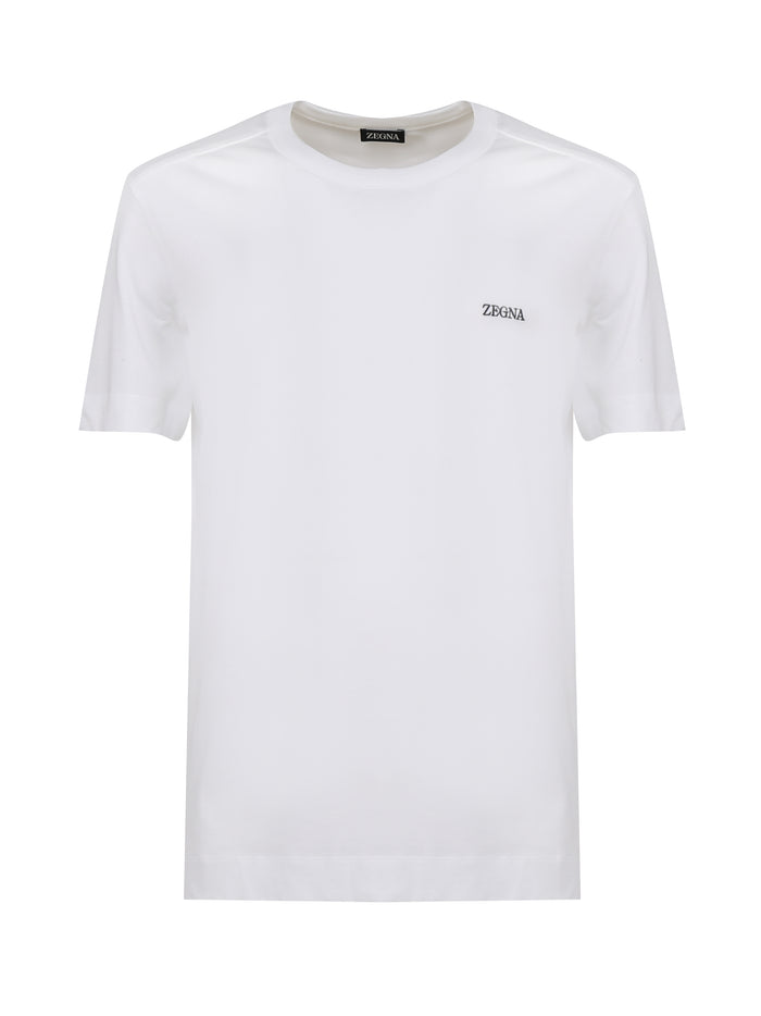 Zegna T-Shirts And Polos White Main Material : Cotone
