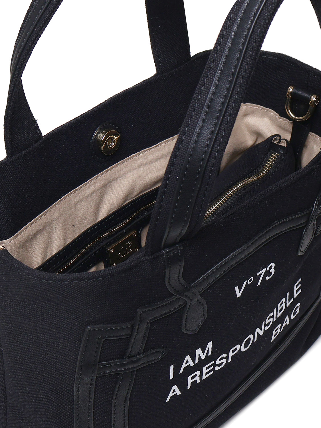 V° 73 Bags Black Cotton