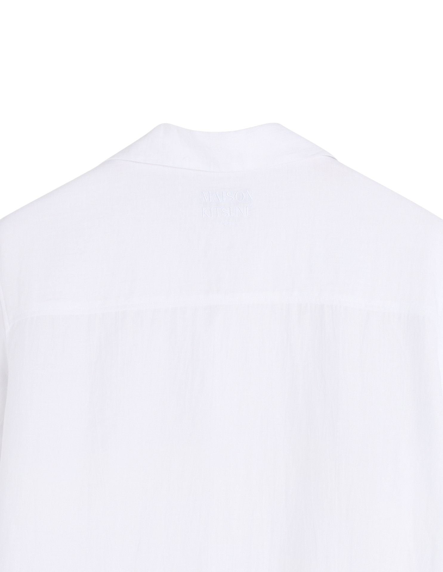 Linen Resort Shirt White Viscose