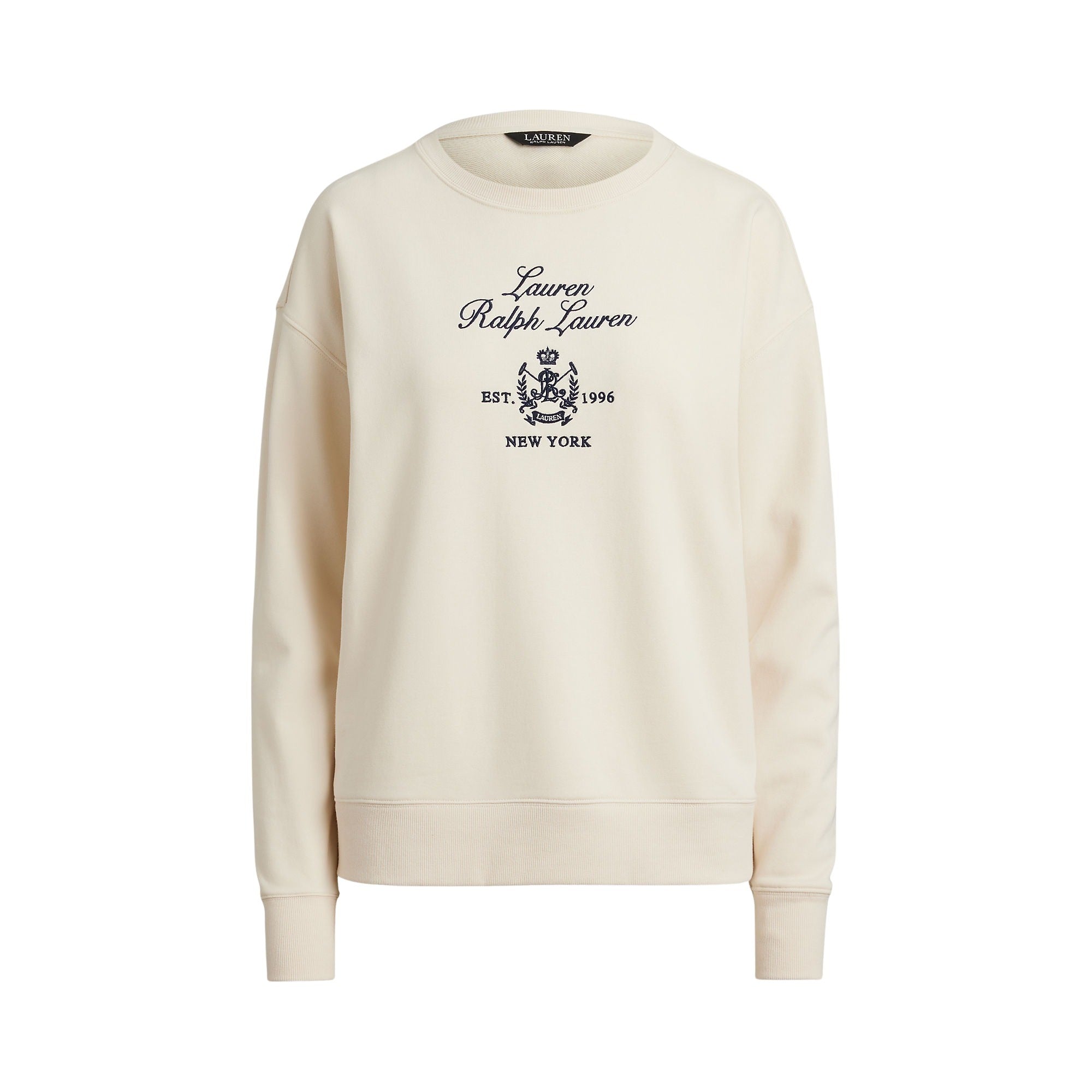 Kappy Long Sleeve Sweatshirt White Cotton Polyester (recycled)