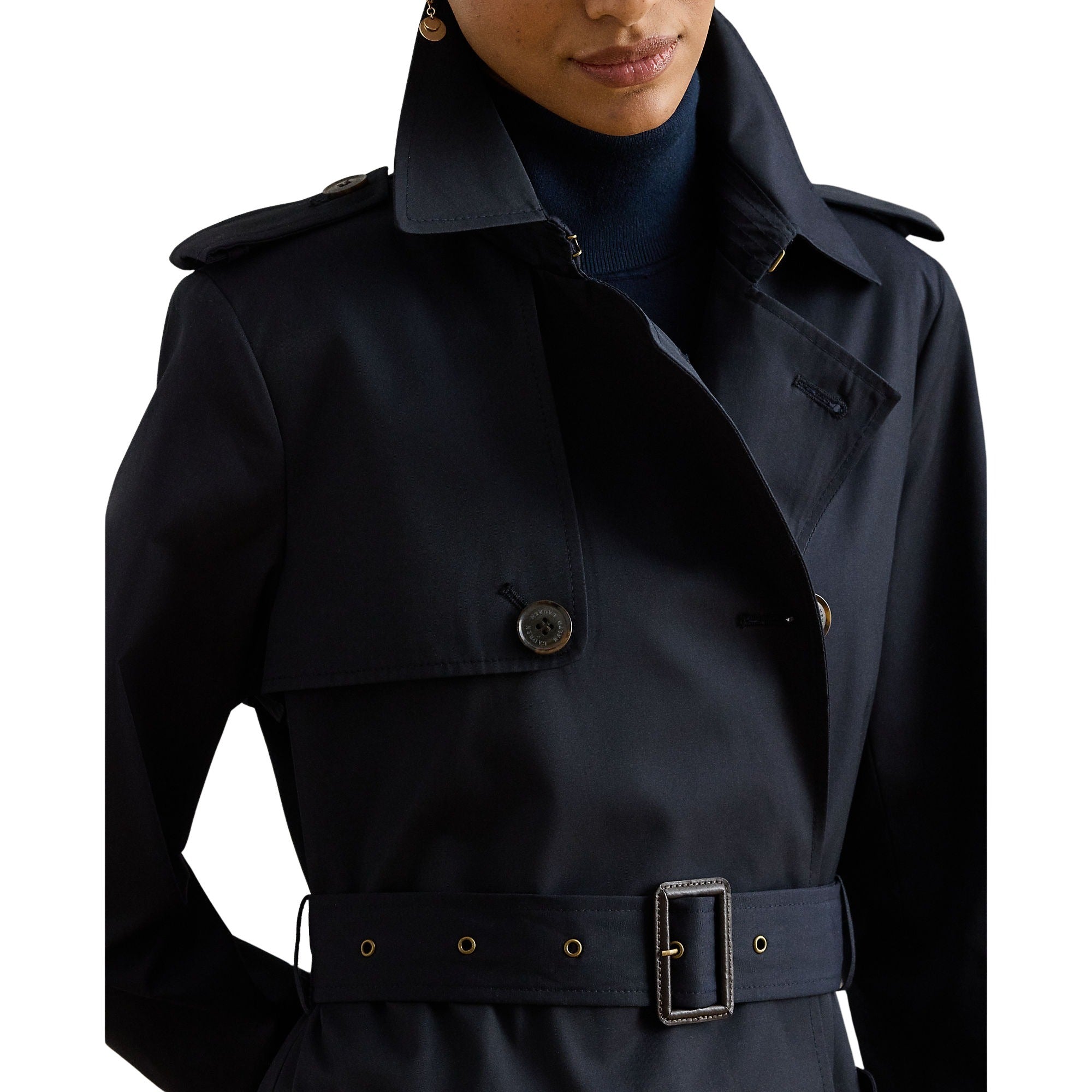 Db Blt Rn38 Lined Coat Blue Cotton Polyester