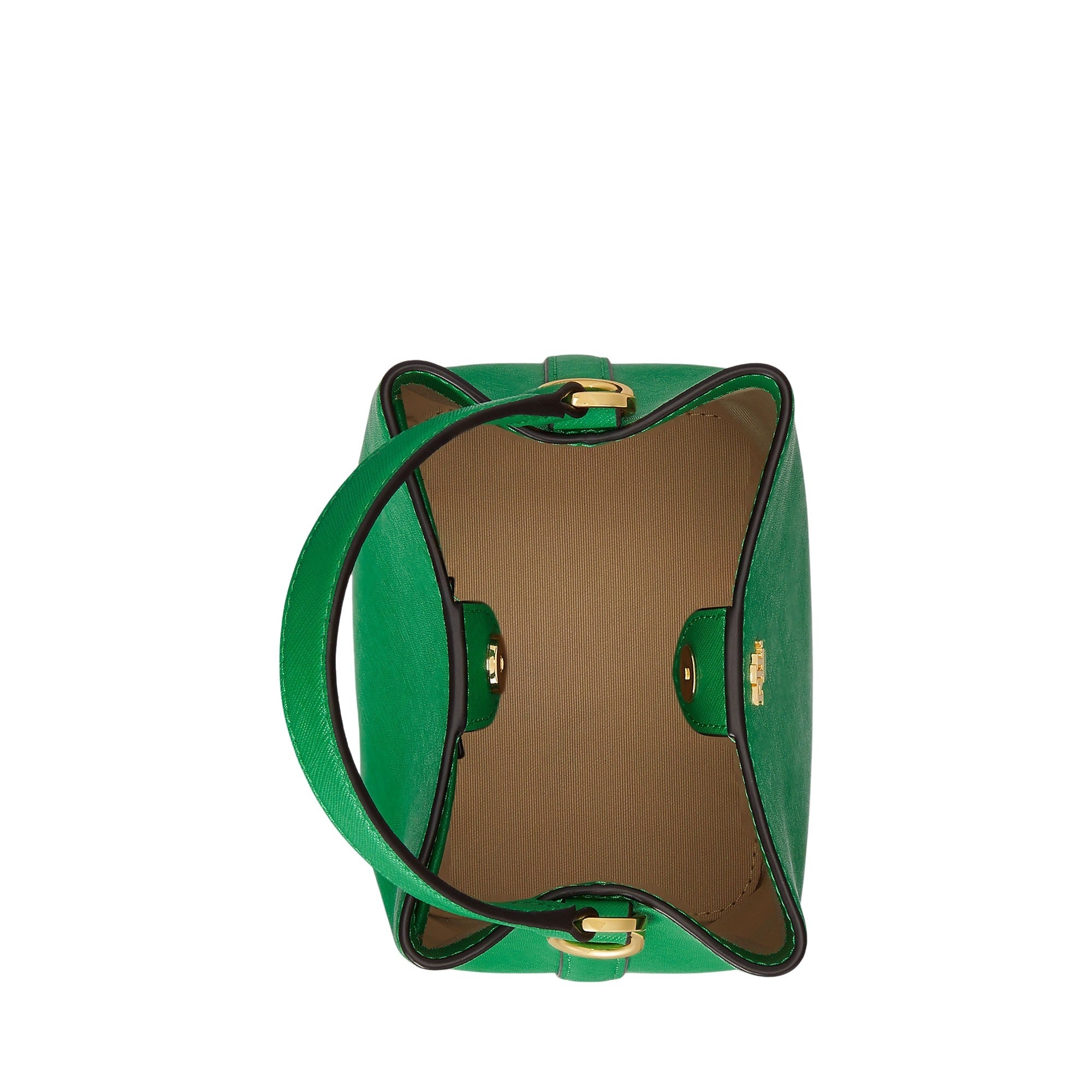 Reese Sm Bkt Bucket Bag Small Green Cow Leather