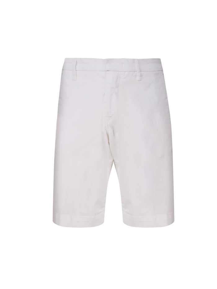 Fay Shorts White Cotton