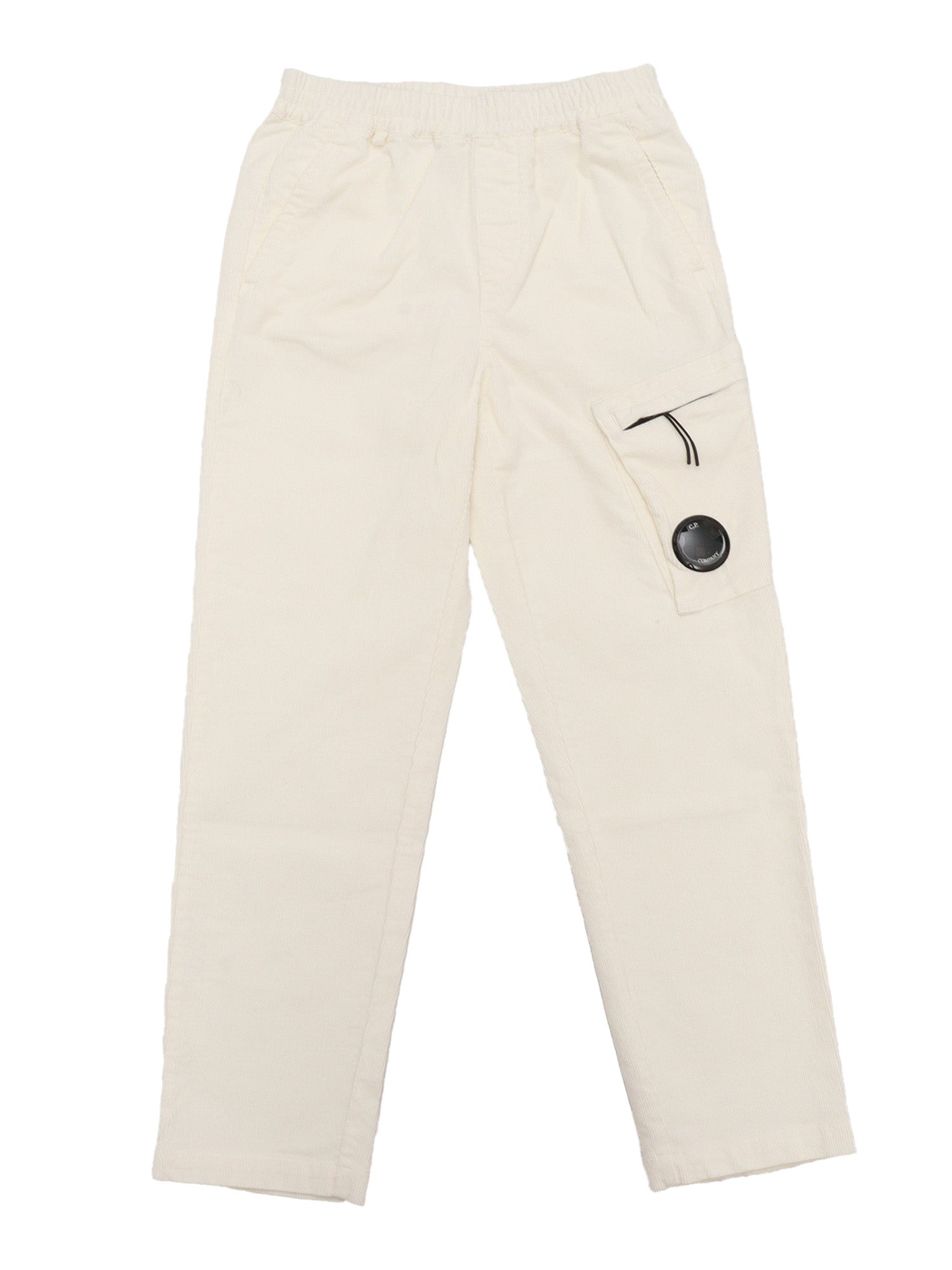 Long Pants White Cotton Elastane